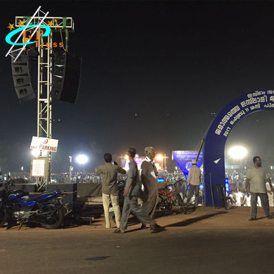 Spigot Type Alu 6082-T6 Line Array Truss Untuk Acara Dalam Ruangan