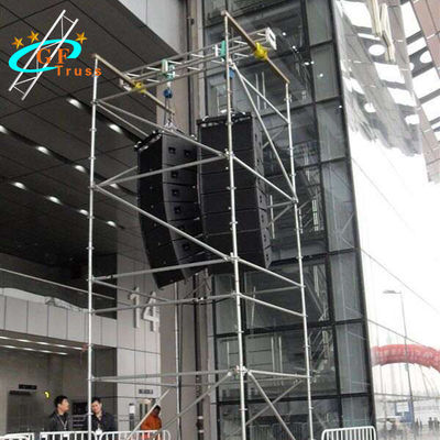 Spigot Type Alu 6082-T6 Line Array Truss Untuk Acara Dalam Ruangan