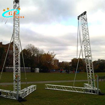 Spigot Type Alu 6082-T6 Line Array Truss Untuk Acara Dalam Ruangan