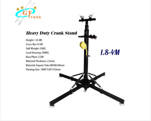 4M Heavy Duty Crank Stand Portable Telescopic Lifting Truss Tower Untuk Lampu Gantung