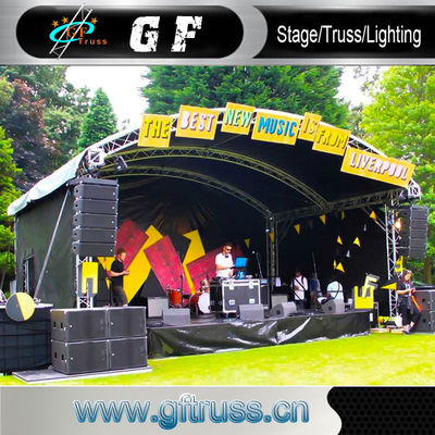 290 X 290MM Acara Aluminium Stage Circular Roofs Arch Truss