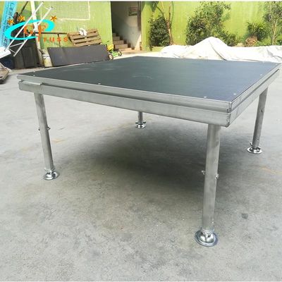 500KGS / Sq.M Panggung Kayu Portabel Untuk Acara Tinggi Disesuaikan 1m