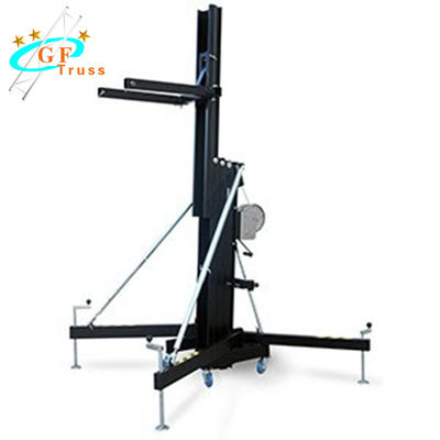 Hitam 100kg Beban Tugas Berat Crank Stand Speaker Tower Lift