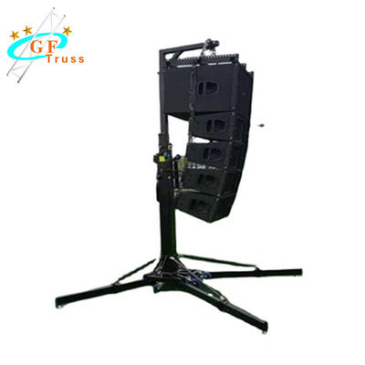 Hitam 100kg Beban Tugas Berat Crank Stand Speaker Tower Lift