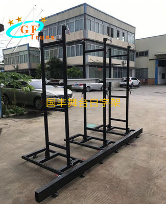 6061 Aluminium LED Screen Truss Wall Ground Support Hitam