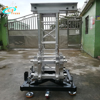 Mendukung Aksesoris Truss Bagian Atas Untuk Box Speaker Chain Hoist Lift Tower