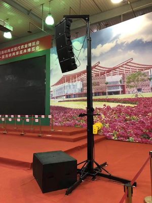 5.5m Max Tinggi Elevator Line Array Truss Crank Speaker Stand