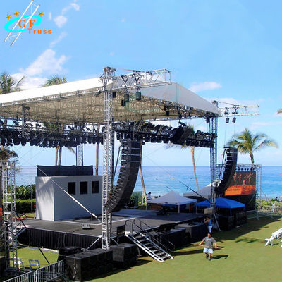 Acara Konser Pernikahan TUV Aluminium Roof Truss System Dengan Panggung