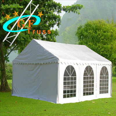 Penampungan Kanopi Tenda Pesta PVC 20'X20' Putih Dengan Atasan Tahan Air