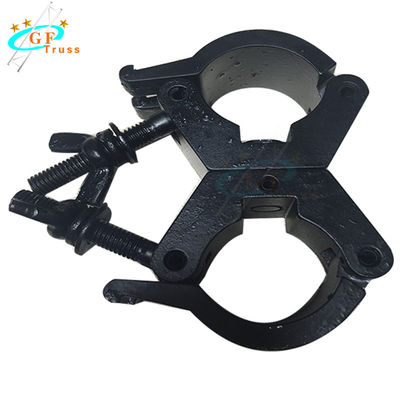 Penjepit Truss Aluminium Hitam Perak Tunggal Untuk Pipa Bulat 48mm Sampai 52mm