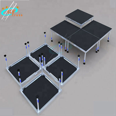Platform Panggung Portabel Aluminium Luar Ruangan Disesuaikan 1Mx1M