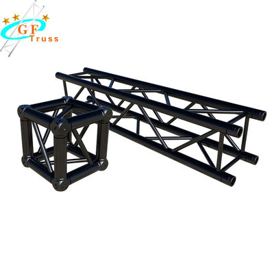 Warna Hitam 290MM * 290MM Square Aluminium Truss Untuk Pertunjukan Dalam Ruangan