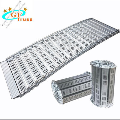 Aluminium End Folding Smart Car Trailer Ramps Sliver Truck Loader Untuk Barang