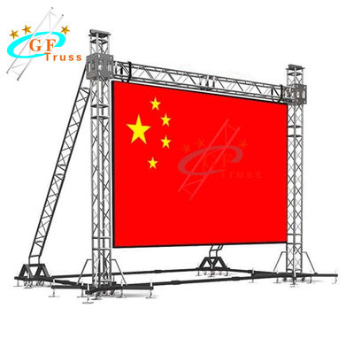 500 * 600mm Goal Post Truss Untuk Menggantung Lampu Layar LED Iklan