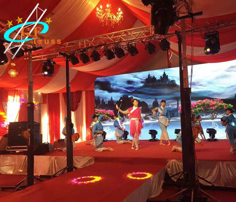 Stand Truss Cahaya Tinggi Disesuaikan 1,7-4M untuk Performa