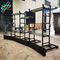 Black Arch LED Screen Truss Wall Ground Stand Dukungan