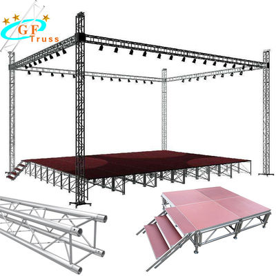 Acara Luar Ruangan Panggung Aluminium Portabel Untuk Sistem Atap Truss