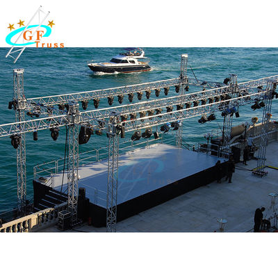 Acara Luar Ruangan Panggung Aluminium Portabel Untuk Sistem Atap Truss