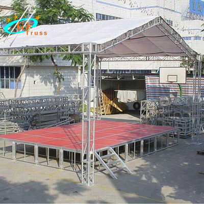 Panggung Kinerja Luar Ruangan Aluminium Roof Truss Ringan