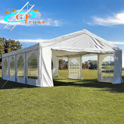 650g/Sqm Tenda Pesta Luar Ruangan Dengan Dinding Jendela Yang Dapat Dilepas