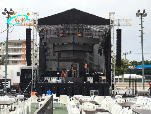 Truss Panggung Panggung Aluminium Portabel Tampilan Panggung Lighting Truss