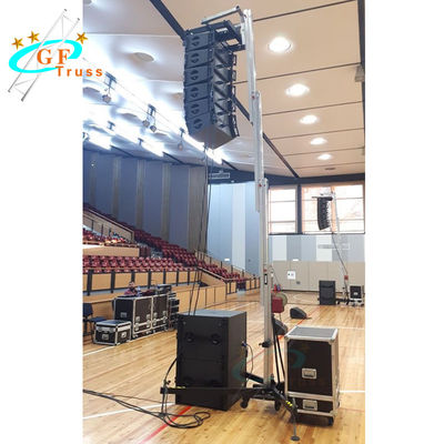 Lipat Line Array Speaker Crank Up Stand Untuk Suara