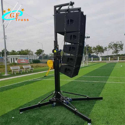Lipat Line Array Speaker Crank Up Stand Untuk Suara