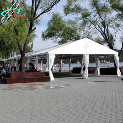 3m lebar Aluminium Party Tent Outdoor Wedding Marquee Transparan
