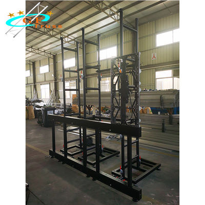 Double Base Aluminium Wall Support Modul Rangka Layar LED Ukuran 1000 * 1000mm