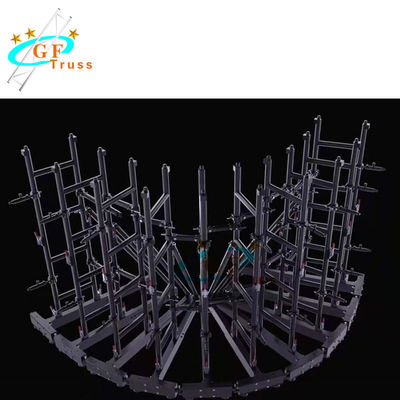 1M Panjang Layar LED Truss Tampilan Iklan Dalam Ruangan Dukungan Dinding Video Sewa Fleksibel