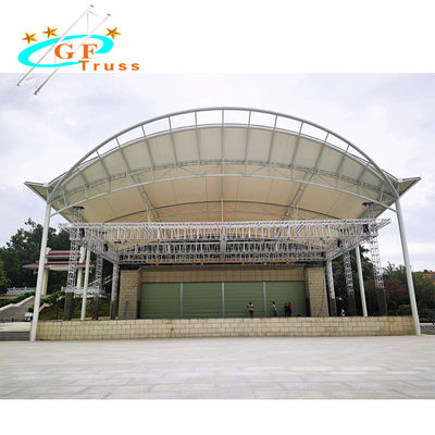 Sistem Rangka Atap Aluminium 390mmx390mm Dengan Platform Panggung