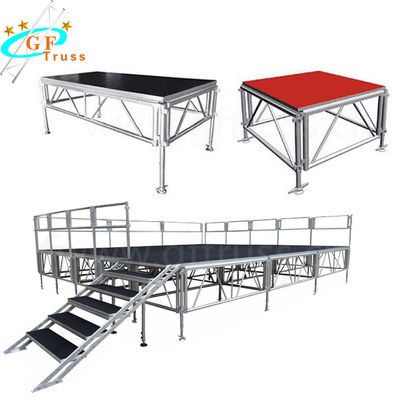 Platform Panggung Lipat Aluminium T6 Portabel Untuk Pertunjukan Acara