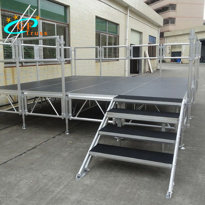 Platform Panggung Lipat Aluminium T6 Portabel Untuk Pertunjukan Acara