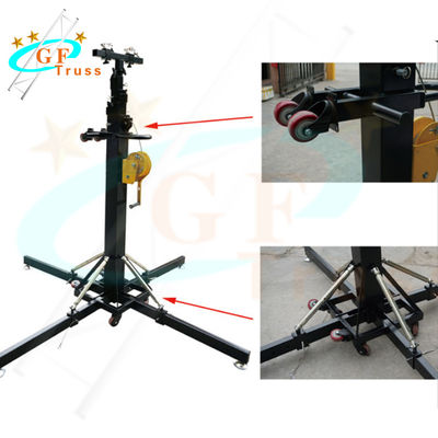Dudukan Engkol Tugas Berat Tinggi yang Dapat Disesuaikan Untuk Menggantung Lampu Truss Speaker Suara